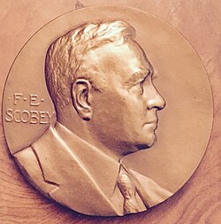 Harding made his friend, Frank E. Scobey, Director of the Mint. Medal by Chief Engraver George T. Morgan.