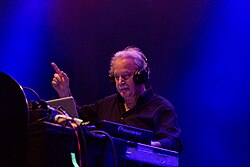 Giorgio Moroder performing in 2015