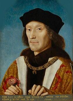 Henry VII launched an invasion of France in 1492 "for the recovering of his right there"
