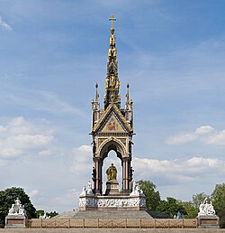 The Albert Memorial in Hyde Park, London