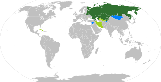Member states of the Eurasian Economic Union Observer states Other candidate states