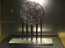 FIFA Club of the Century trophy, exhibited at the Real Madrid Museum