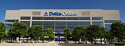 The main indoor arena in Salt Lake City was named the Delta Center from 1991 to 2006. In 2023, Delta Air Lines re-bought the naming rights.