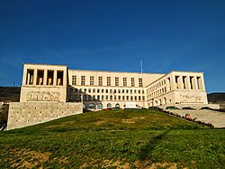 University of Trieste central building on the Scoglietto hill