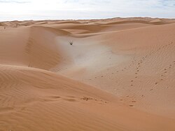 Sandy area west of Chinguetti