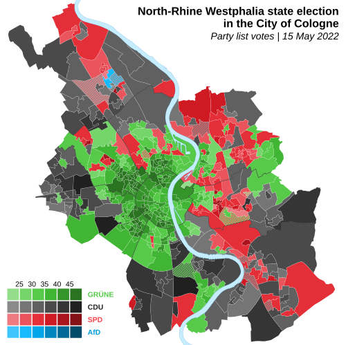 Results of the 2022 state election in Cologne