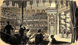 The Lecture Room of Barnum's American Museum, 1853.