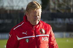 Koeman with Feyenoord in 2012