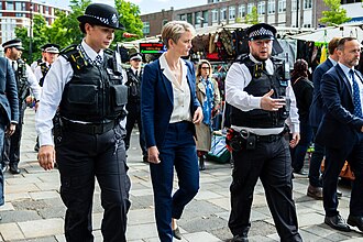 Home Secretary Yvette Cooper visits the Metropolitan Police in Lewisham.