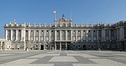 Royal Palace of Madrid, the official residence of the king of Spain.