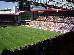 One of the matches of the 2006 World Cup was a group stage match between Australia and Japan at Fritz-Walter-Stadion in Kaiserslautern, Germany.
