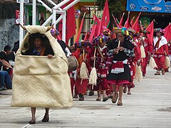 A carnival with Tzeltal people in Tenejapa Municipality, Chiapas