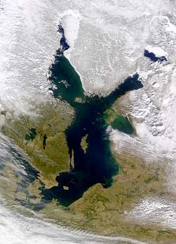Latvia lies in Northern Europe, on the eastern shores of the Baltic Sea.