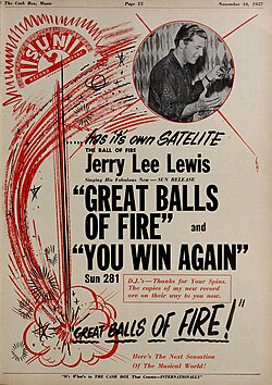 Cash Box advertisement, November 16, 1957