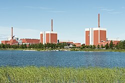 Olkiluoto Nuclear Power Plant in Eurajoki, Finland. The site houses of one of the most powerful reactors known as EPR.