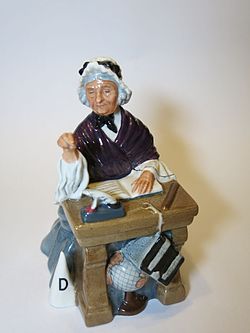 Schoolmarm, a figurine by Royal Doulton
