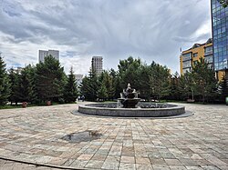 Green areas were increased in the city centre during the communist era