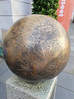 Mercury Model just outside the Stockholm City Museum