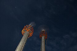 Radars for monitoring bird migration. Kihnu, Estonia.