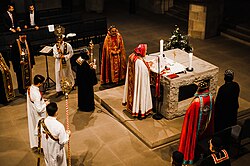 picture of celebration of Mass at St.Johns Church, Germany