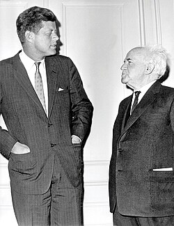 Ben-Gurion with John F. Kennedy in 1961