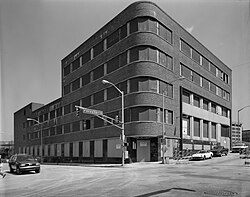 Atlanta Constitution Building, in abandoned state, 1995. Historic American Buildings Survey image.