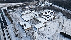 Snowfall in Raleigh, North Carolina
