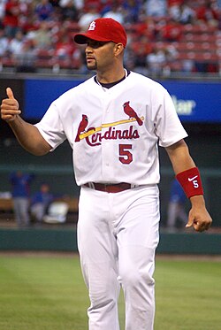 Dominican native and Major League Baseball player Albert Pujols