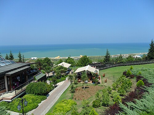Coastline of Samsun in Turkey