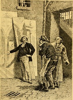 An illustration from Henri Murger's 1899 book Bohemian Life.