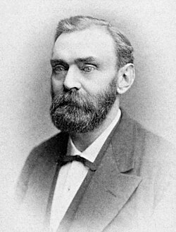 Alfred Nobel (1833–1896), who established the Nobel Prizes.