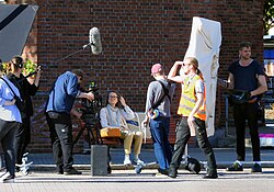 A film production in Ystad 2022