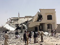 Saudi Arabian-led airstrikes in Yemen, June 2015