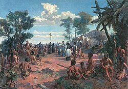 Founding of São Paulo, 1909 painting by Oscar Pereira da Silva