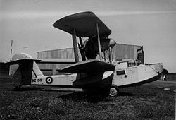 Supermarine Walrus of the RNZAF's seaplane training flight