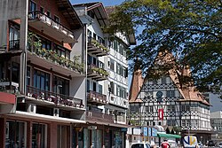 Blumenau, a southern Brazilian city with the presence of German language.