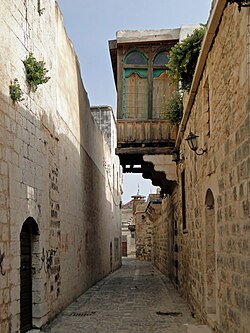 An alley in old Hama