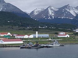 Argentine Navy ships in Ushuaia