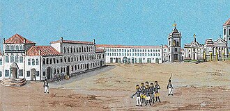 The Largo do Carmo (now the site of Rio's Praça XV de Novembro) a few years after arrival of the court