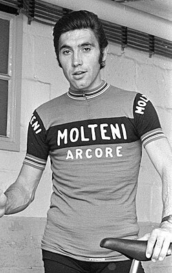 Eddy Merckx, widely regarded as one of the greatest cyclists of all time