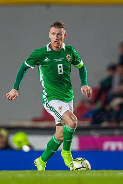 Midfielder Steven Davis is Northern Ireland's most capped player with 140 appearances.