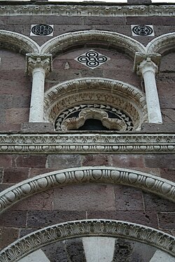 Facade of Nostra Signora di Tergu (SS)