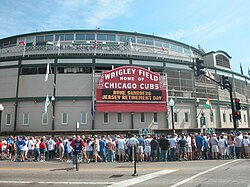 Wrigley Field, the home stadium of the Chicago Cubs, was renamed from Cubs Park in 1927 after William Wrigley Jr.