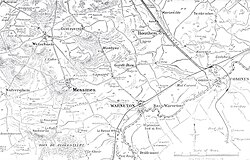 Messines area, 1914