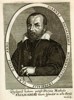 Ioannes Faulhaberus Mathematicus Imperialis Ulmæ Natus