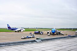 Lan Peru (now LATAM Perú ) and Aerolíneas Argentinas jets in Rosario.