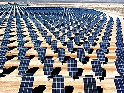 Photovoltaic power station at Nellis Air Force Base, United States