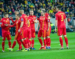 Romania playing Sweden at Friends Arena, March 2019
