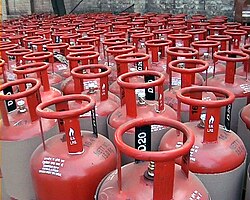 LPG cylinders in India
