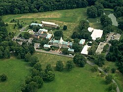 Bird's eye view of the Institute for Advanced Study campus